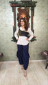 Patchwork Corset Top with Shirt